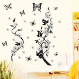 70X50CM DIY Wall Stickers Home Decor Flowers Butterfly Removable Wallpaper Stickers Art 