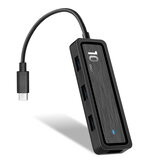 Pinrui 6 in 1 USB-Hub 4-Port USB3.1 Gen 2 Expander mit SD/TF Adapter Laptop-Dockingstation
