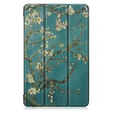 Tri-Fold Pringting Tablet Case Cover voor Samsung Galaxy Tab A 10.1 2019 T510 Tablet - Apricot Blossom