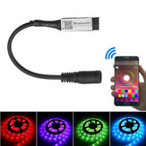 LUSTREON 4Pin Smart Bluetooth APP Musique Contrôleur avec Connecteur DC pour RGB LED Bande Lumière DC5-24V