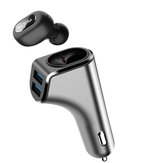 Rock B400 Universal Fast Charge Car Charger With bluetooth Earphone