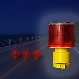 Zon aangedreven verkeerswaarschuwingslicht LED-veiligheidssignaal baken nooda​larm lamp