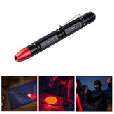 Weltool M6-RD X-LED rote LED-Taschenlampe 2,4lm 632nm wasserdichter Mini-Taschenlampe für Astronomie, Luftfahrt und Nachtsicht
