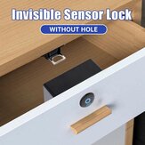 Serrures électroniques intelligentes pour meubles de garde-robe avec tiroir de carte IC invisible du cabinet numérique