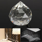 20MM Clear Crystal Ball Teardrop Faceted Chandelier Pendant DIY Home Decoration