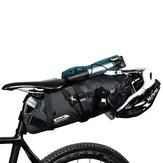 PVC vízálló 10 literes kerékpáros nyeregtáska tároló ülőtáska MTB országúti kerékpáros hátsó táska