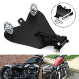 Kit de montagem de mola individual de 3 polegadas e suporte da placa de base para assento de motocicleta Harley Bobber Chopper