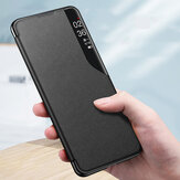 Bakeey for Xiaomi Redmi Note 8 Case Magnetic Flip Smart Sleep Window View Shockproof PU Leather Full Cover Protective Case Non-original