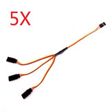 Cable de plomo en Y de 20 cm y 30 núcleos 3 en 1 con triple evaporador 5X para tren de aterrizaje electrónico RC JR