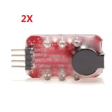2PCS 7.4V -11.1V 2S-3S RC Lipo Battery low voltage Alarm Indicator