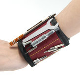 Raitool ™ Pasek na nadgarstek z magnesem do podnoszenia narzędzi dla trzymania narzędzi Wstążki na nadgarstki Organizator narzędzi