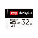 Tarjeta de memoria Lenovo Thinkplus TF 16G 32G 64GB 128GB 256GB Alta velocidad A1 U1 C10 Tarjeta Micro SD Tarjeta MP4 MP3 para grabadora de conducción de automóviles Seguridad Monitor Altavoces de tarjeta