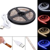4M Pure White Warm White Red Blue 2835 SMD Waterproof USB LED Strip Backlight for Home DC5V 