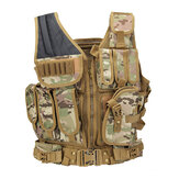 KALOAD 19 Coumouflage Military Tactical Vest Molle Combat CS Assault Protective Vest