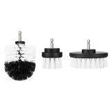 3pcs 2/3.5/4 Inch Drill Cleaning Brushes Tile Grout Power Scrubber Tub Cleaning Brush