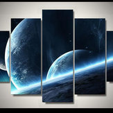 5 المتتالية الكونية ستار اتصال صورة قماش جدار اللوحة صورة المنزل الديكور بدون إطار