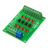5V bis 24V 4-Kanal Optokoppler-Isolationsplatine, isoliertes Modul, PLC-Signalpegel-Spannungswandlerplatine 4 Bit