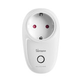 Enchufe inteligente Sonoff S26R2TPF estándar europeo con WiFi compatible con control remoto, programación horaria y control de voz a través del teléfono