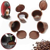 4 قطع من كبسولات القهوة قابلة لإعادة الاستخدام فلتر القهوة لماكينة دولتشي غوستو