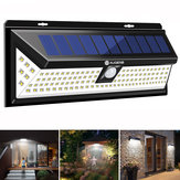 AUGIENB Garden Wall Light 118LED Solar PIR Motion Sensor Outdoor Waterproof Lamp