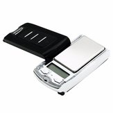 Báscula digital de bolsillo en forma de llave de coche, ultrafina, 100 g/0,01, peso ligero