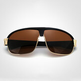 Mens Summer V400 Polarized Sun Glassess Casual Outdooors Μεταλλικό σκελετό Anti Glare Eye Wear