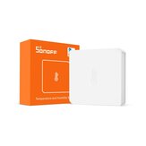 SONOFF SNZB-02 - جهاز استشعار درجة الحرارة والرطوبة يعمل مع SONOFF ZBBridge يمكنك مراقبة البيانات في الوقت الحقيقي عبر تطبيق eWeLink