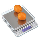 Balança de cozinha eletrónica com mostrador digital para pesagem de alimentos até 3kg/0.1g