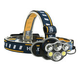 XANES 2606-6 Headlamp 18650 USB Electric Scooter Motorcycle E-bike Bike Bicycle Cycling Camp