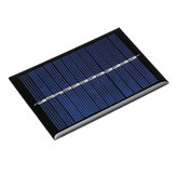 3pcs de mini panneau solaire époxy photovoltaïque de 0,6W 6V 90*60*3mm pour bricolage