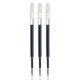 3 قطع السلس 0.5 ملليمتر الأزرق عبوات للأصل xiaomi المعادن توقيع القلم استبدال الملء mikuni الحبر