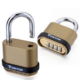4 Digit Password Padlock Security Door Lock Waterproof Outdoor 10000 Combinations