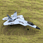 XK A180 F22 Raptor 2.4G 3CH 320mm Spanwijdte 3D/6G Modus Selecteerbaar 3-Assige/6-Assige Gyro Aerobatics EPP RC Vliegtuig RTF
