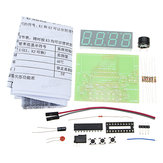 5pcs 5V DIY Digital Voltmeter Thermometer Kit Electronic Production