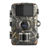 Caméra de chasse H1 1080P pour extérieur avec vision nocturne infrarouge, capteur de mouvement activé, caméra de surveillance étanche IP66 pour la faune sauvage