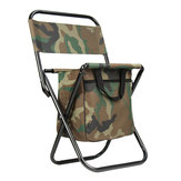 Camuflagem Cadeira Dobrável Outdoor Camping Fishing Lightweight Foldable Chair Com Bolsa