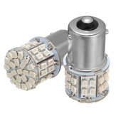 2 stks Bau15s 150 ° 7507 PY21W 50SMD LED Auto Richtingaanwijzers Tial Brake Lamp Amber DC 12 V 3.5 W
