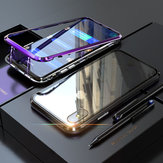 Бейки Улучшенная версия магнитная адсорбция металлический прозрачный стеклянный защитный чехол для iPhone X