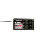 Radiolink R6FG V4 2.4G 6CH FHSSレシーバー ジャイロ付き RC6GS V2/RC4GS V2/T8S/T8FB RC トランスミッター用