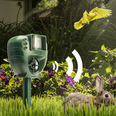 DG-AR01 PIR Luz Flash Repelente de Animais Ultra-sônicos Repelente de Inseto Gato Cachorro ao Ar Livre Jardim Protetor