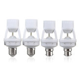 E27/B22 to E14/E27 PIR Motion Sensor Socket Light Bulb Adapter Lamp Holder AC110-240V
