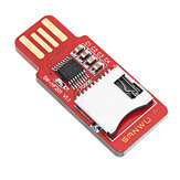 10pcs SANWU HF201 Kartenleser für TF-Karte, lesbar und beschreibbar Micro SD-Karte / Speicherkarte für Mobiltelefone T-Flash-Kartenmodul unterstützt Plug And Play Hotplug