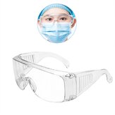 10 Pcs SOLMORE Transparent, Splash-Resistant Goggles Fog-proof Safety Glasses Wearable Over Eyeglasses with Soft Nose, Light and Comfortable to Wear