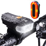 XANES SFL-01 600LM XPG + 2 LED Lumière avant de vélo intelligente avec capteur STL03 100LM IPX8 Feu arrière de vélo