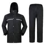 Outdooors Rain Coat Suit Thicken Waterproof With Reflective Strip For Outdooors Activities