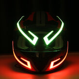 4pcs Rechargeable Version Helmet Light Strip Motorcycle Glowing Bars