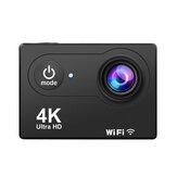 Ultra HD 4K@60fps EIS Anti-shake Actie Sporthoek Camera 170° Lens 5G WiFi 30m Waterdicht met Afstandsbediening Volledige Set Accessoires voor Vlog Youtube Reizen