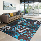 Plant Flowers Carpet Anti-skid Skin-friendly Carpet Non-slip Washable Floor Mat For Living Room Bedroom Office