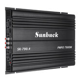 Amplificador de potencia para automóvil de 4 canales SK-790.4, 7900W, clase A/B, estéreo, envolvente, reproductor de audio de subwoofer pasivo