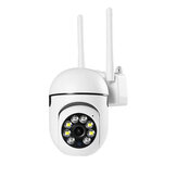Cámara IP WiFi 2.4G + 5G para exteriores, Sistema de vigilancia inalámbrico de seguridad, Cámara de video Visión nocturna Detección de movimiento Alarma Notificaciones de empuje de aplicaciones Audio bidireccional Cámara CCTV